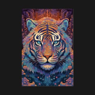 Vibrant Tiger Portrait T-Shirt