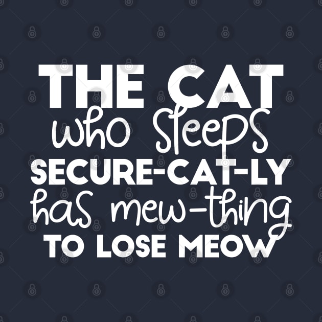 funny sleeping cat quotes II by FlinArt