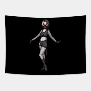 carniette masked Tapestry