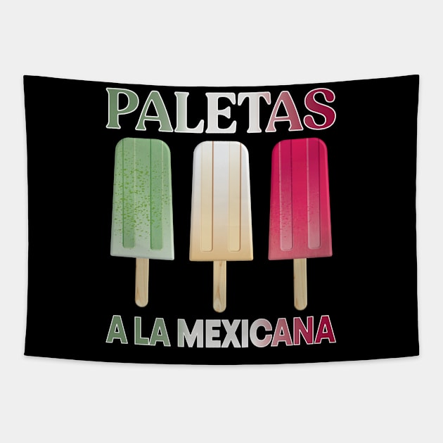 Paletas (Popsicles) A La Mexicana Tapestry by Fairview Design