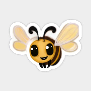 Cute Bee Drawing Magnet