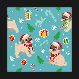 Pug Xmas T-Shirt