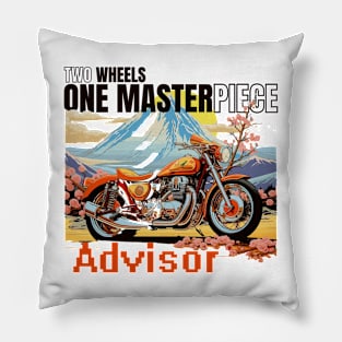 Motorcycle with mount Pillow