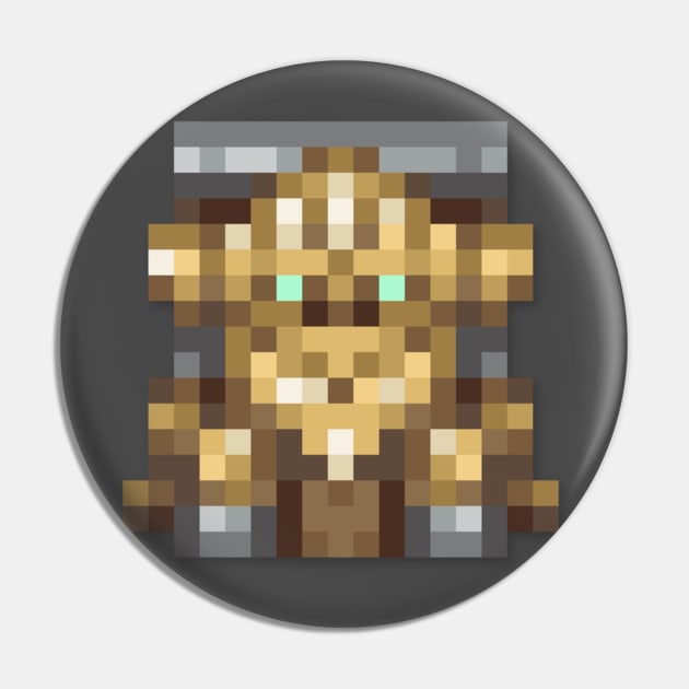 Robo low-res pixelart Pin by JinnPixel