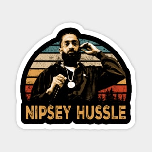 Rap Royalty Nipsey Hussle's Majestic Moments Magnet