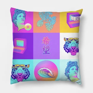 Vaporwave Starter Pack Pillow