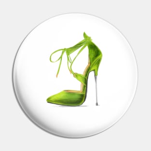 Green Stiletto Pin