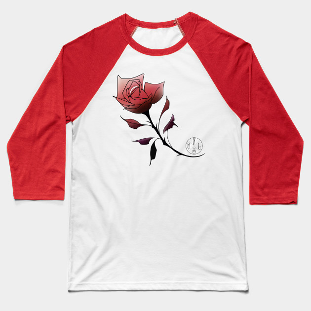 red rose baseball jersey