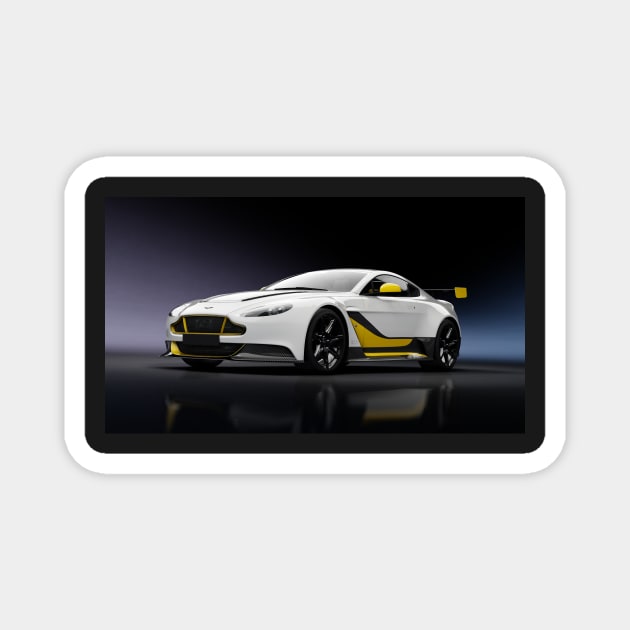 Aston Martin Vantage GT12 Magnet by Z31Chris