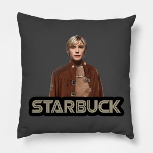 Katee Sackhoff 1978 Starbuck Battlestar Galactica Pillow