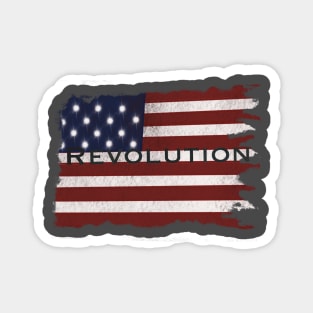 Revolutionary tattered American flag Magnet