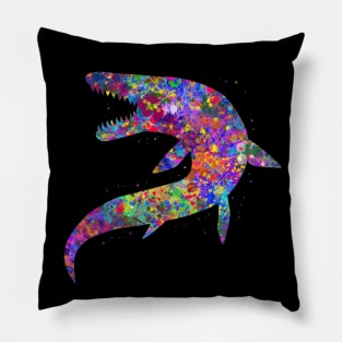 Mosasaur dinosaur Pillow