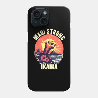 Vintage Ikaika Strong Maui Hawaii Island I Love Hawaii Phone Case