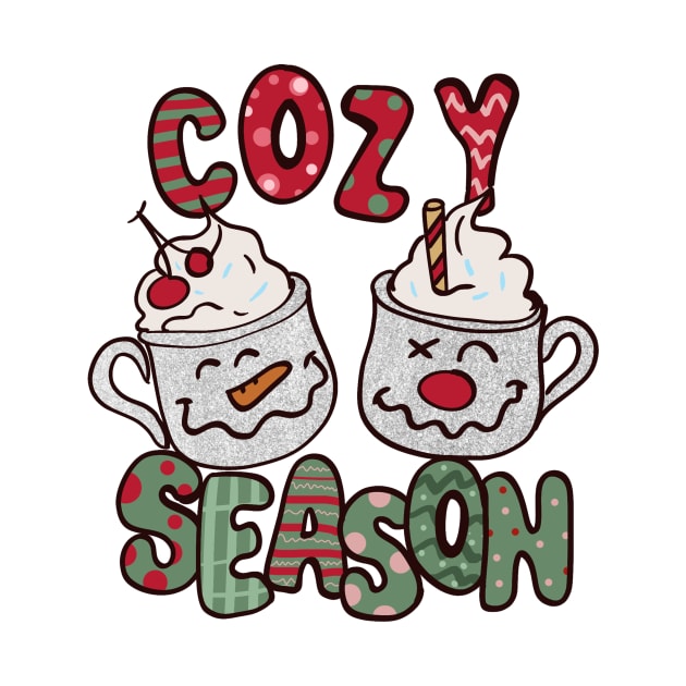 Cozy Season ,Hot Cocoa ,Glitter Christmas by pedrsavan.art