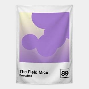 Snowball / Minimalist Graphic Poster Art Design Tapestry