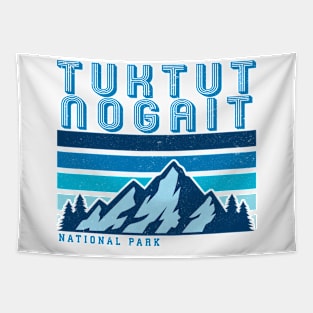 Tuktut Nogait national park retro vintage Tapestry