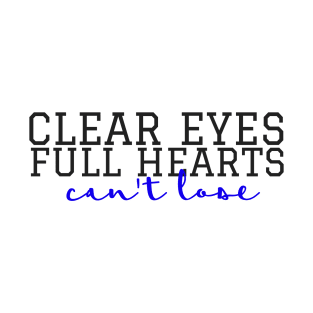 Clear Eyes, Full Hearts Cursive T-Shirt