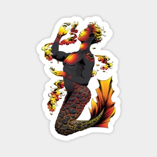 Lava Merman Magnet