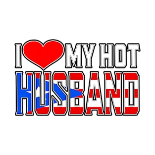 I Love My Hot Puerto Rican Husband T-Shirt