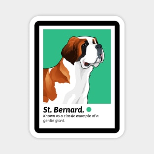 Best Dog - St Bernard Magnet