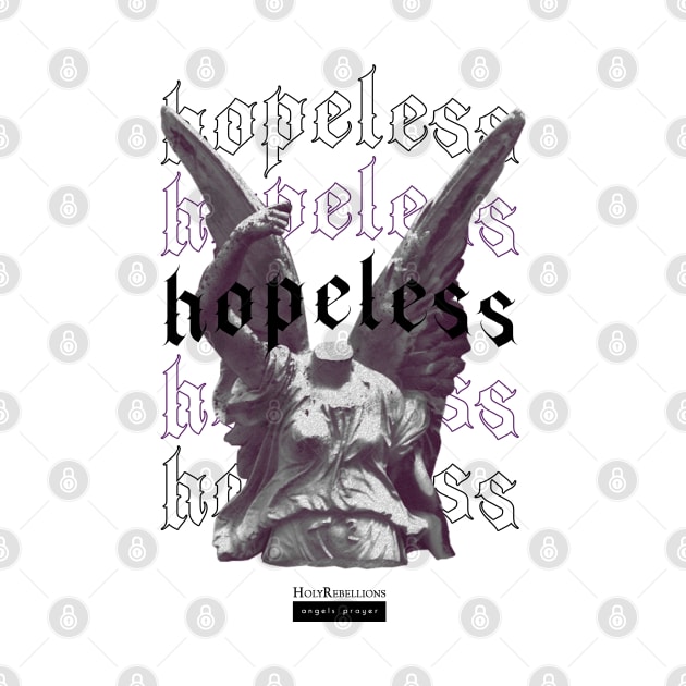 Hopeless - Angel Aesthetic Statue Renaissance T-Shirt by Holy Rebellions