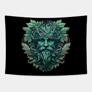 Jack Of The Wood Traditional Pagan Celtic Greenman Tapestry