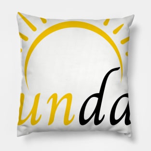 Sunday Design Pillow