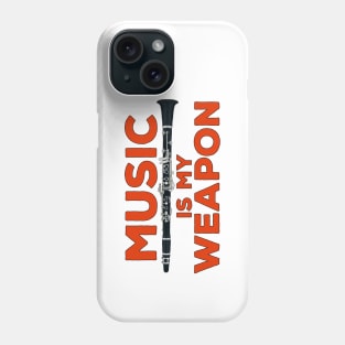 Music is My Weapon Phone Case