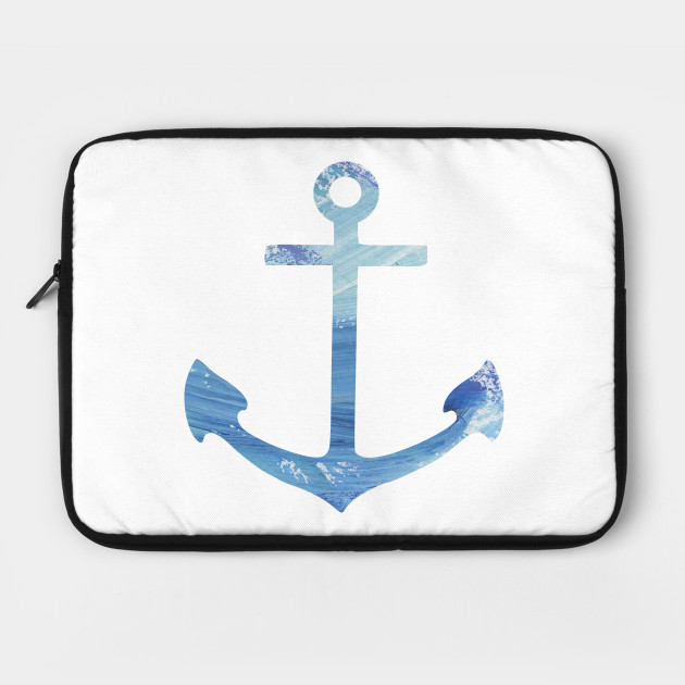 BLUE PAINT ANCHOR