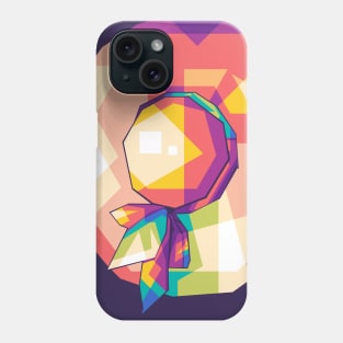 pop art hat Phone Case