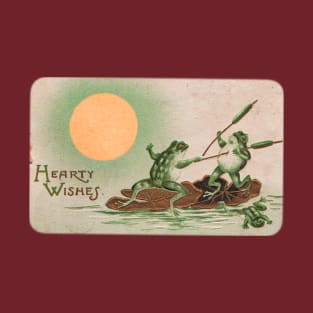 Hearty Wishes - Vintage Greeting Card T-Shirt