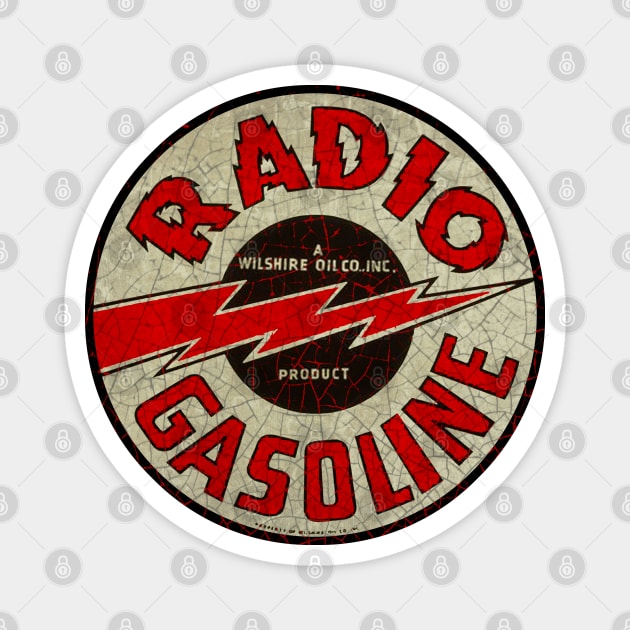 Radio Gasoline Magnet by Midcenturydave