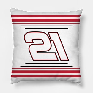 Austin Hill #21 2024 NASCAR Design Pillow