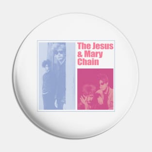 The Jesus & Mary Chain Fanart Pin