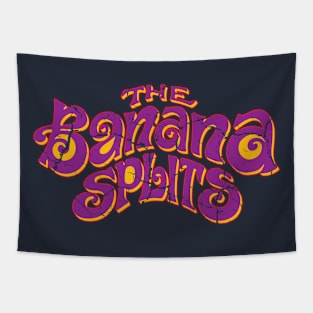 The Banana Splits // Vintage Typography Design Tapestry