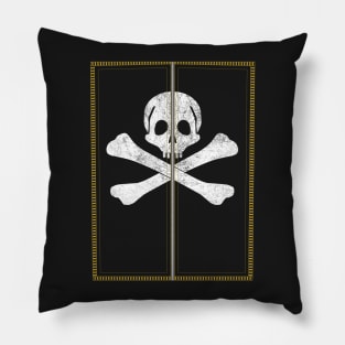 JOLLY ROGER SPACE PIRATE T-SHIRT Version 4 Pillow