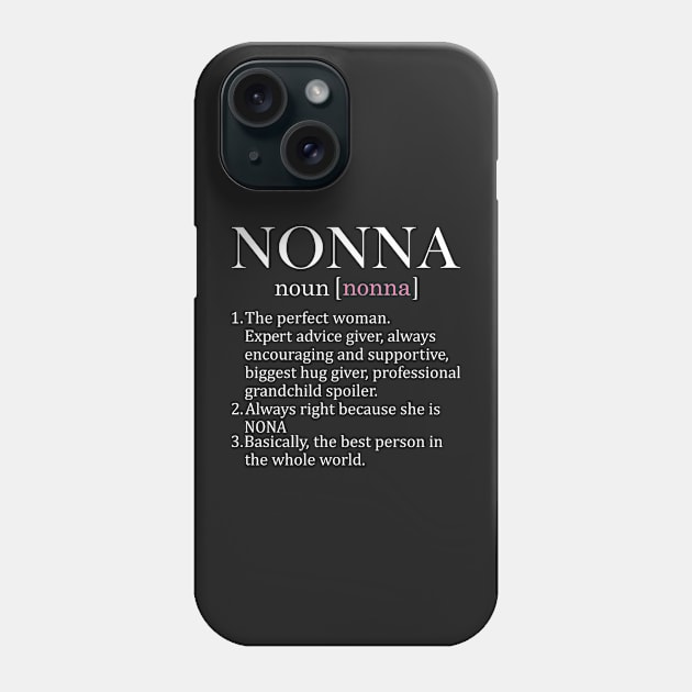 Nonna Definition Phone Case by yass-art