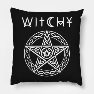 WITCHY T SHIRT, WICCA SHIRT, PAGAN TSHIRT, WITCHCRAFT TSHIRT AND MERCHANDISE Pillow