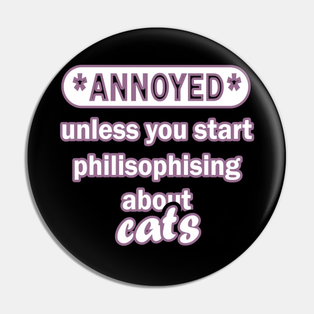Cat saying cat lady pet furball puss Pin by FindYourFavouriteDesign