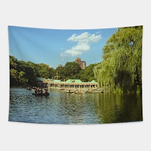 Central Park Lake Manhattan New York City Tapestry