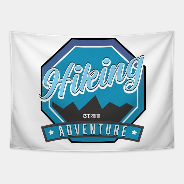 Hiking Adventure patch Tapestry by nickemporium1