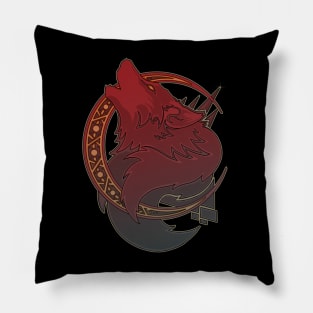 Howling Wolf Moon - Fantasy and Folklore Pillow