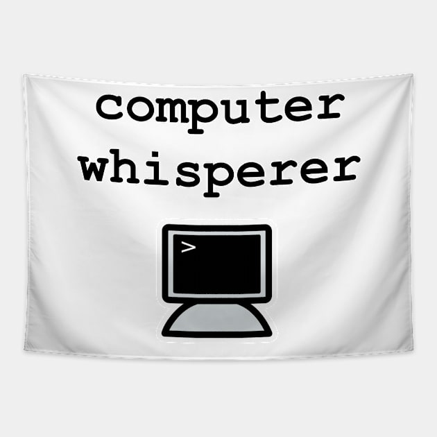 Computer Whisperer - Programming Geek Tapestry by EugeneFeato