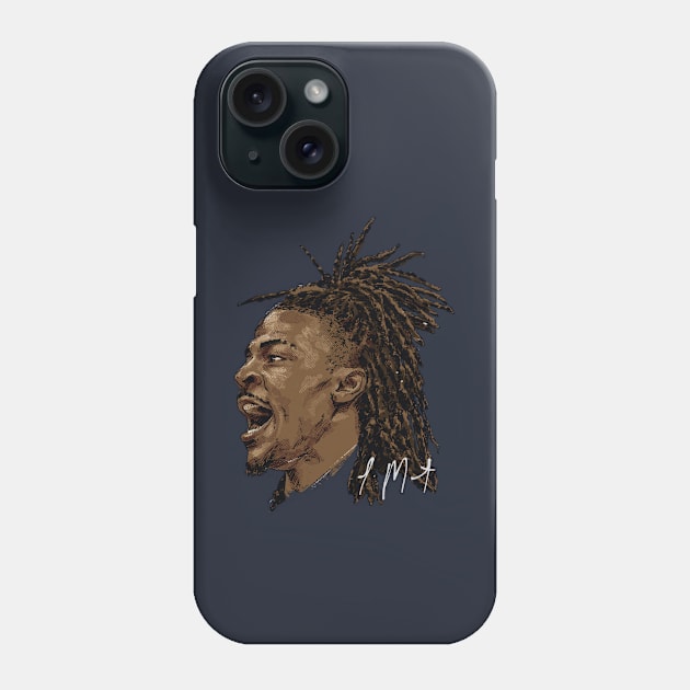 Ja Morant Memphis Scream Phone Case by danlintonpro