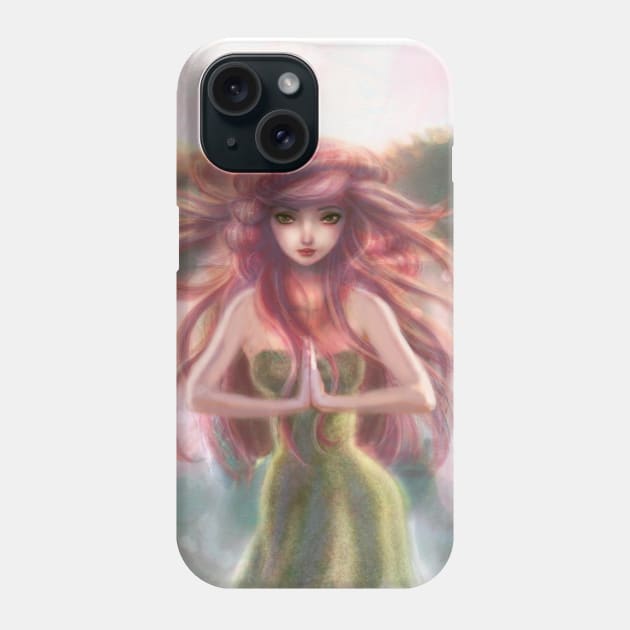 Pink Haired Fairy Woman Phone Case by saradaboru