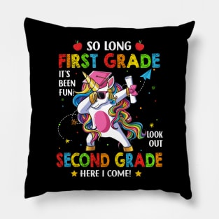 Unicorn So Long Kindergarten Graduation Last Day Of School Pillow