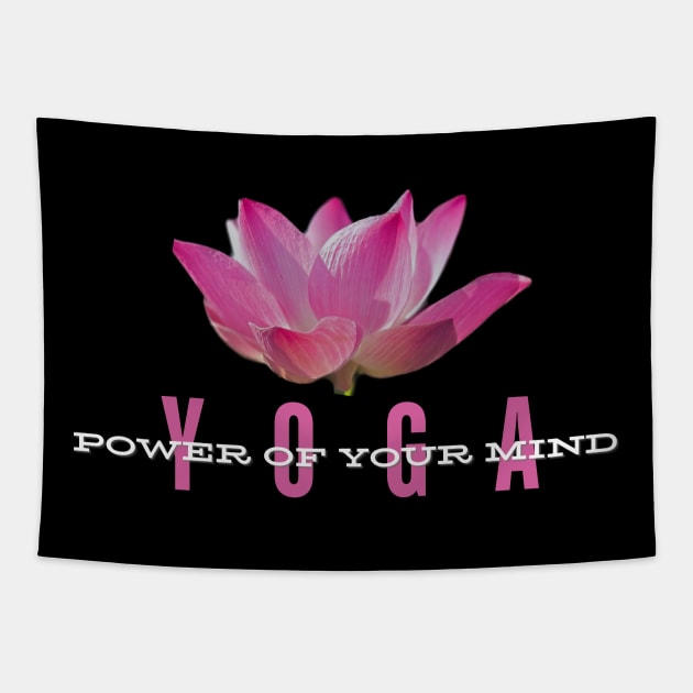 Yoga the power of your mind Tapestry by Yenz4289