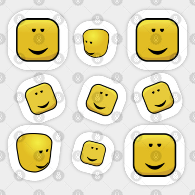 Chill Face Stickers Roblox Chill Face Sticker Teepublic - roblox oof face decal