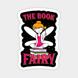 The Book Fairy T-Shirt Reading Teacher Librarian Gift Magnet