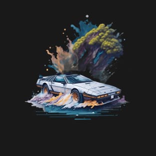 Summer Art DMC DeLorean T-Shirt